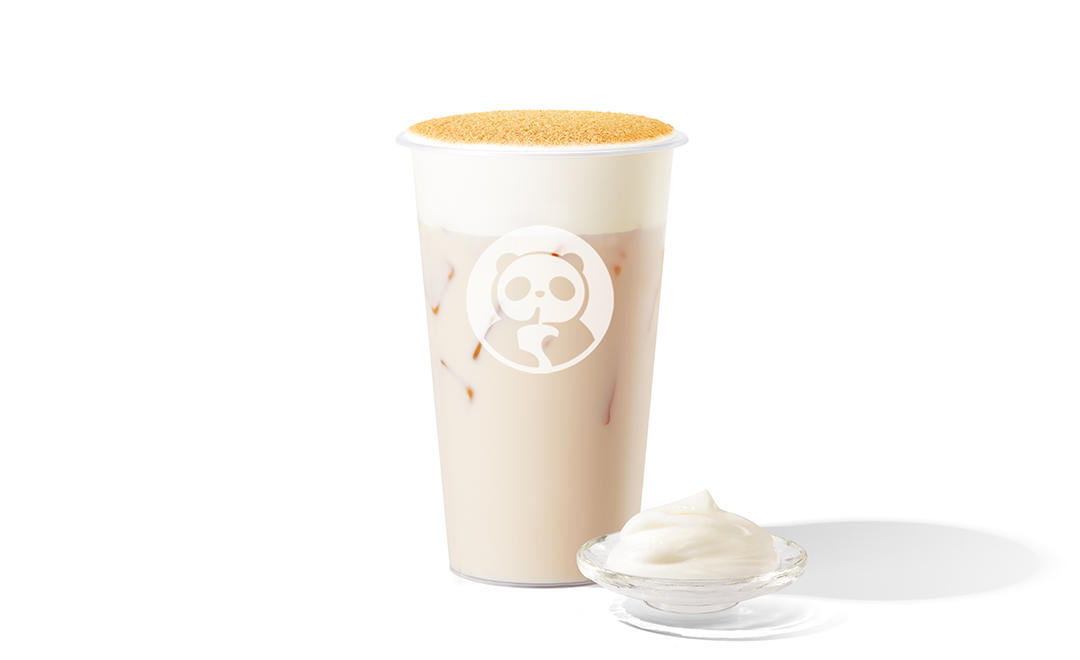 우롱 소이빈 밀크티